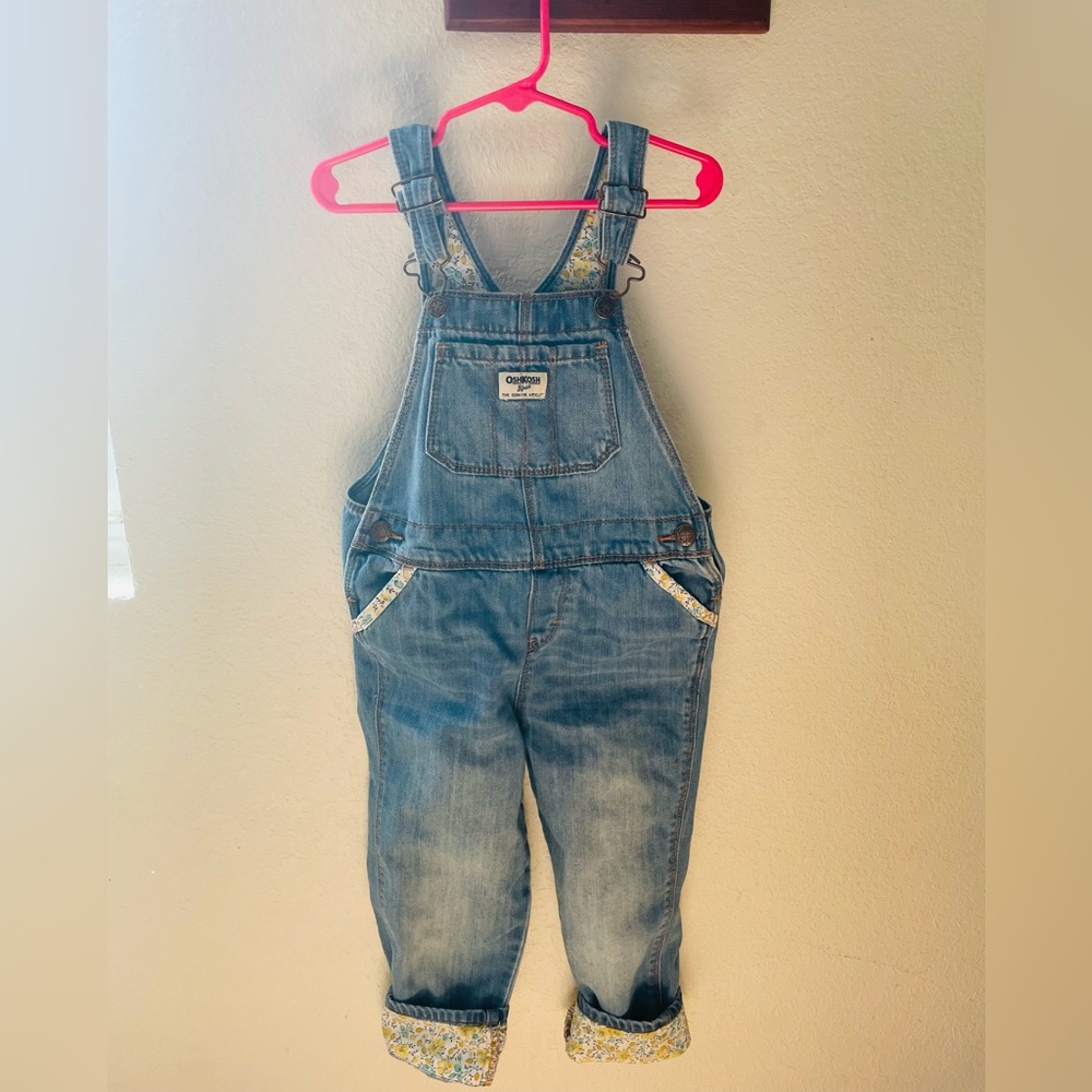 OshKosh B'gosh Blue Denim Overalls for Kids